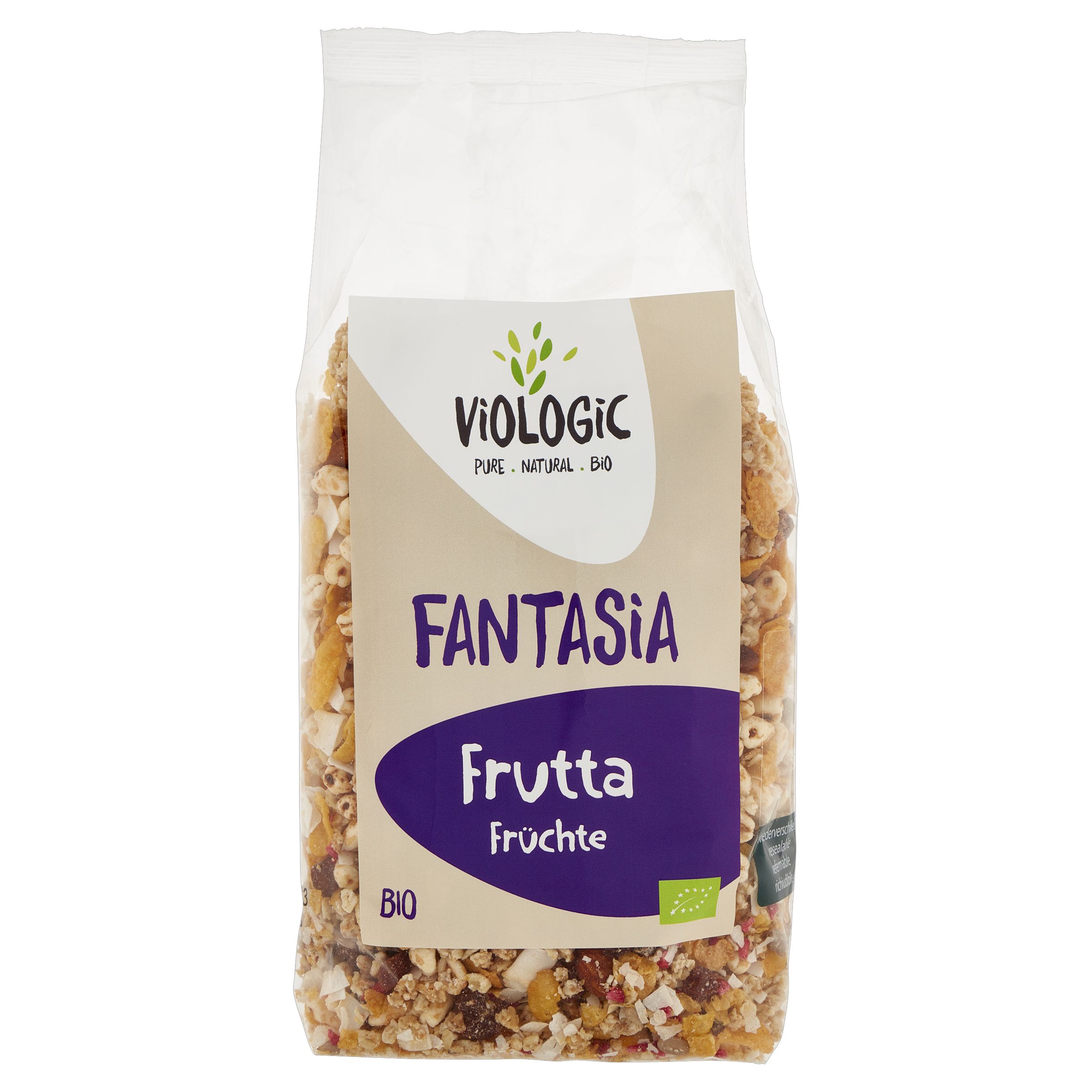 Müsli fantasia croccante alla frutta bio 375g