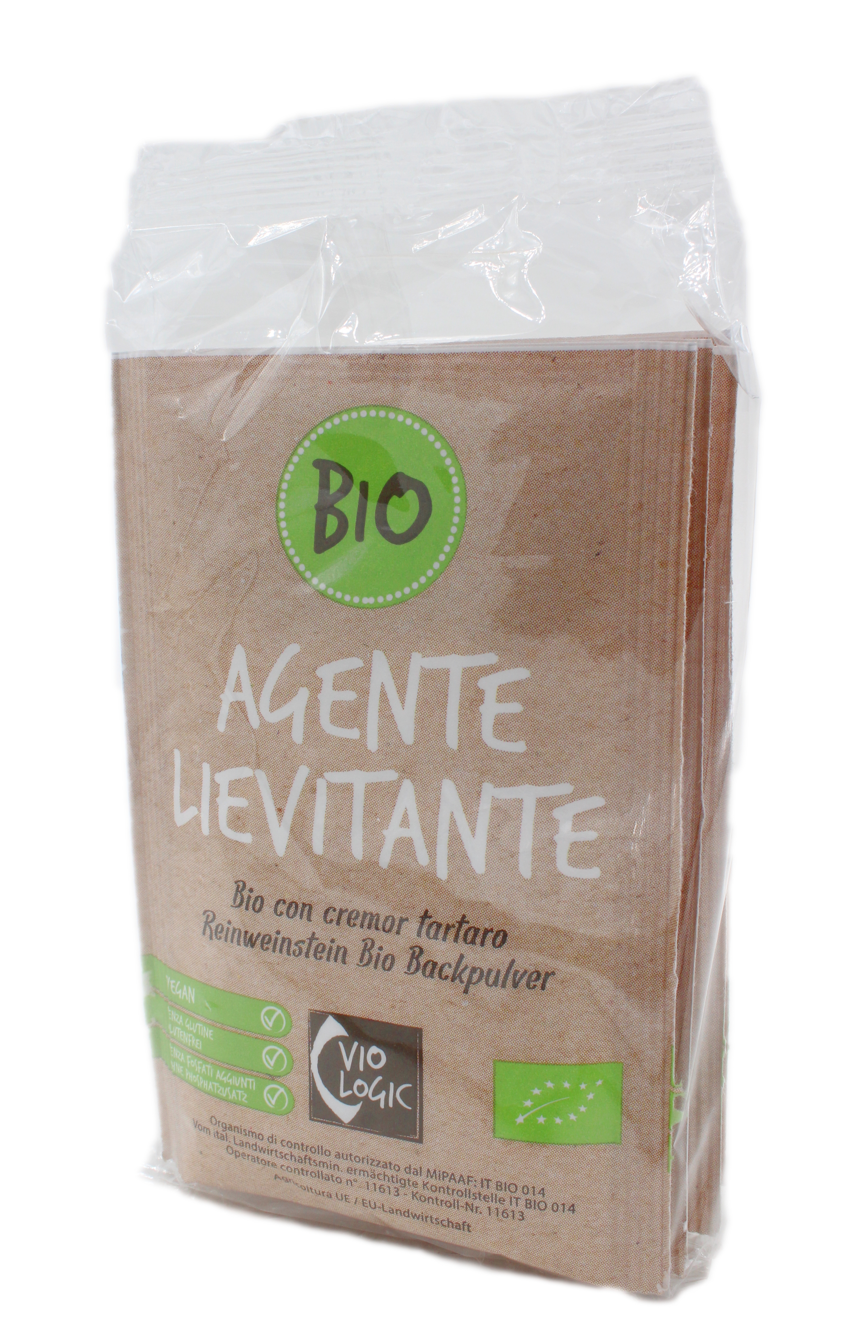 Agente lievitante bio con cremor tartaro 68g