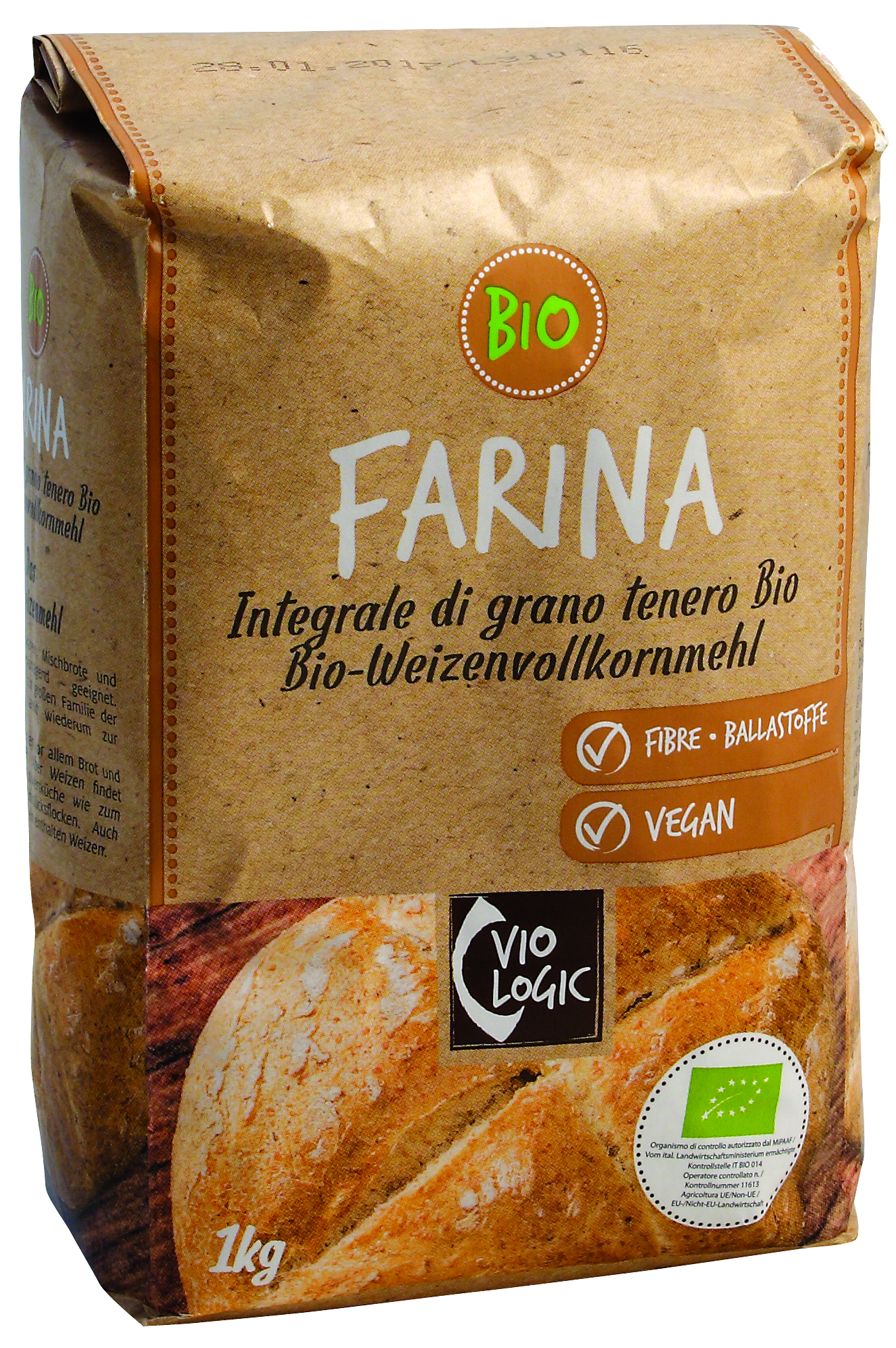 Bio-Weizenvollkornmehl 1kg