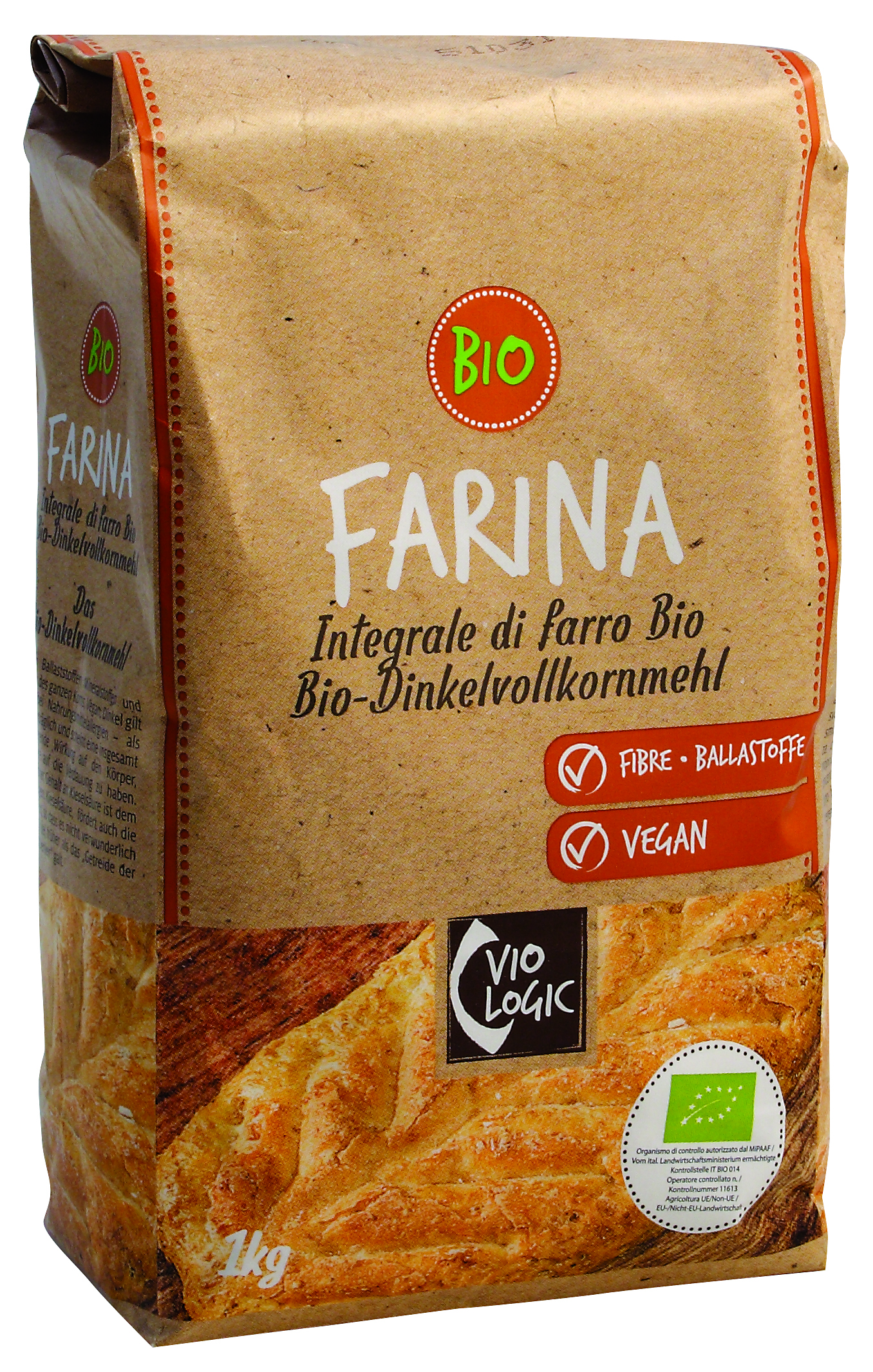 Farina integrale di farro bio 1kg