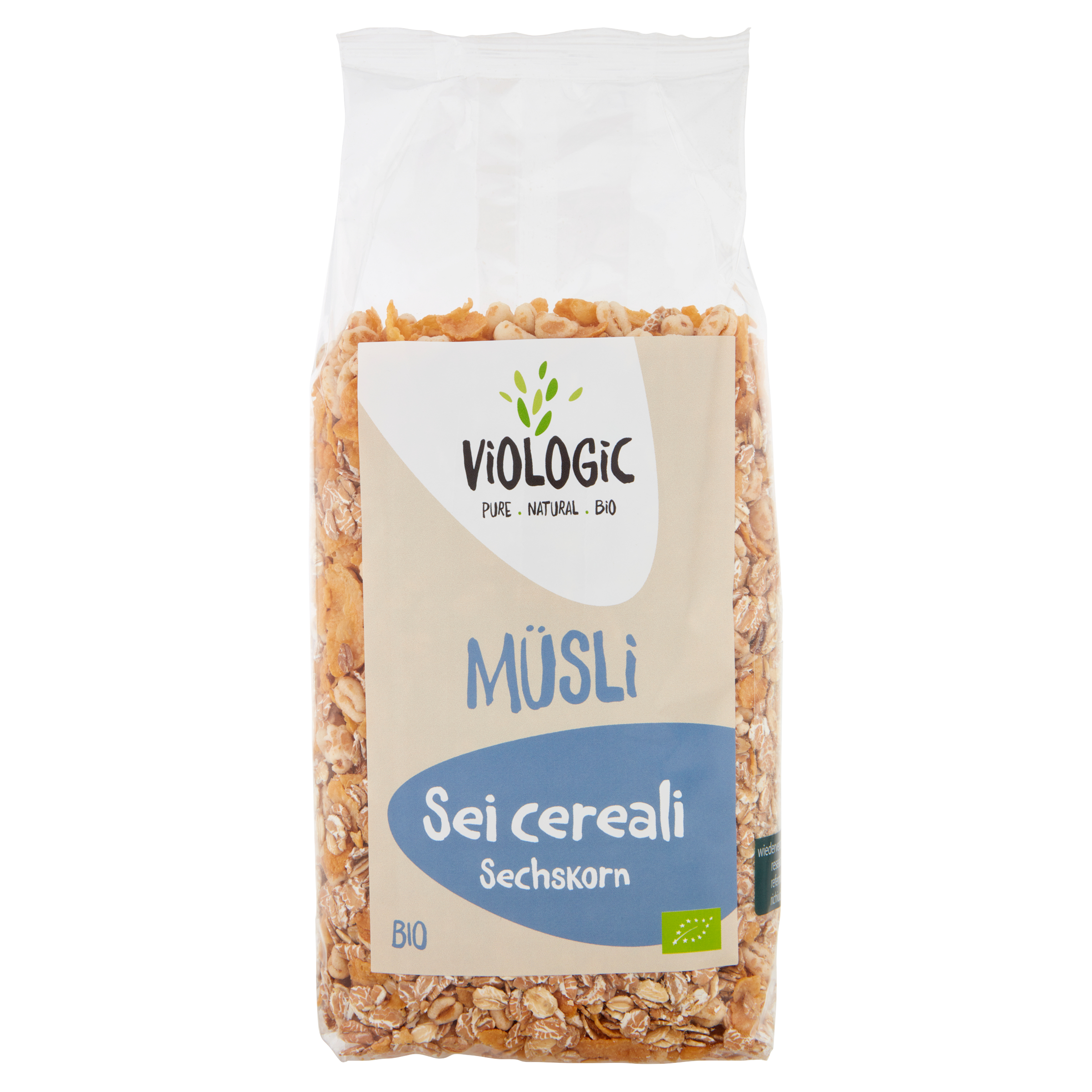 Müsli con 6 cereali bio 500g