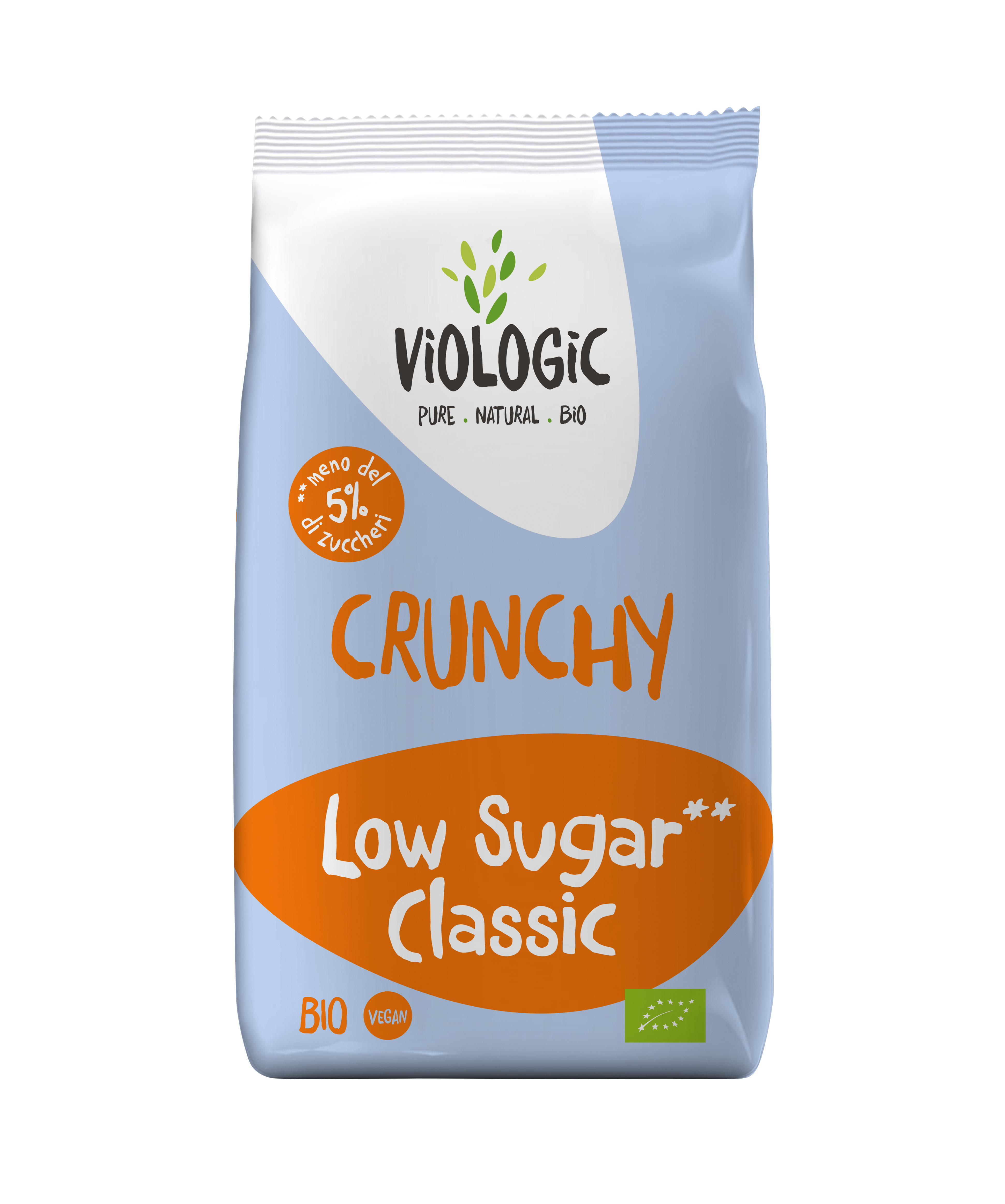 Viologic Crunchy LOW SUGAR Classic bio 375g