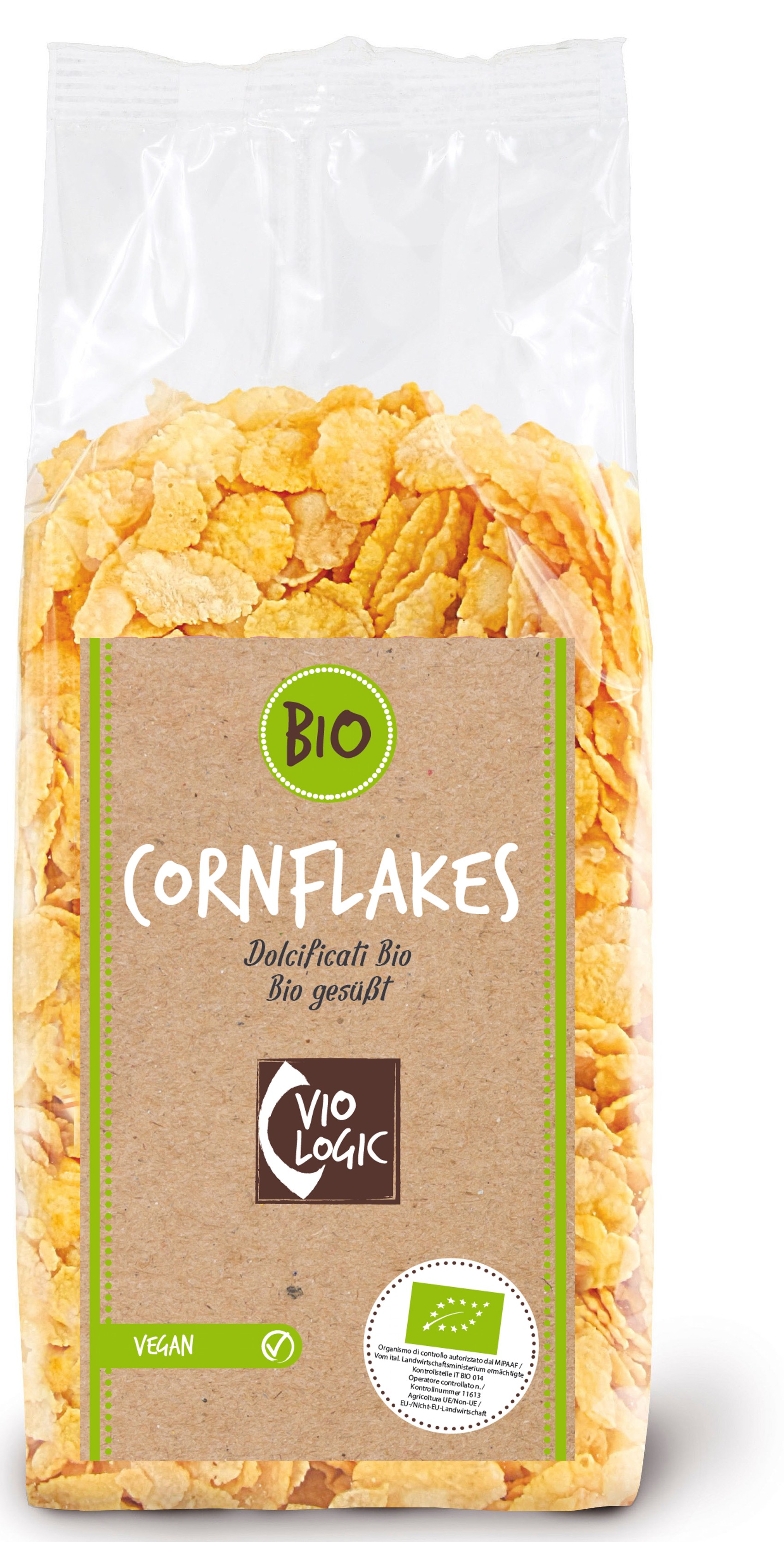 Cornflakes Bio gesüßt 250g