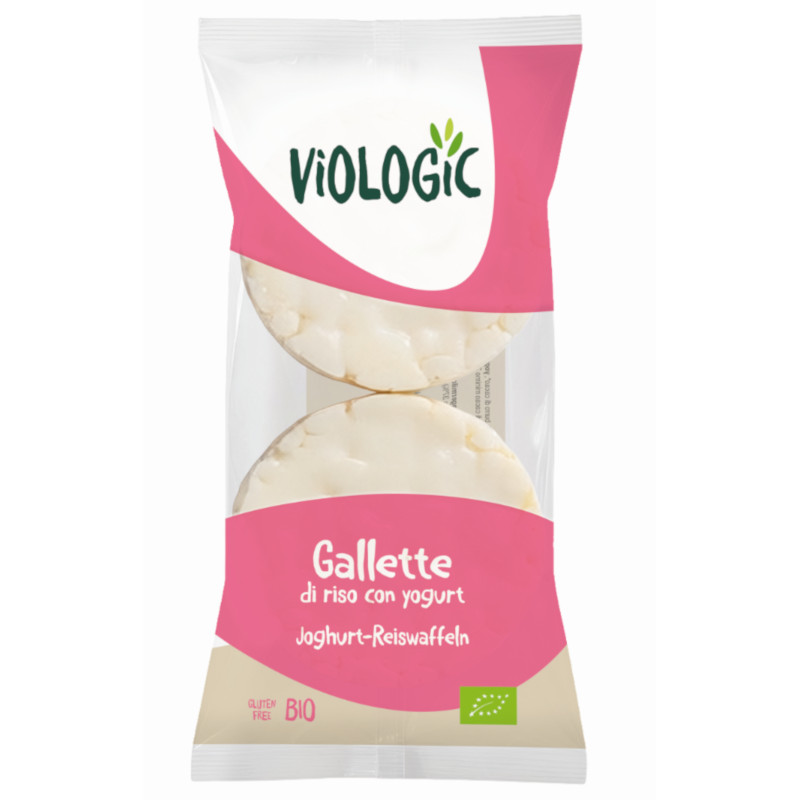 Gallette di riso ricoperte di yogurt bio 100gr